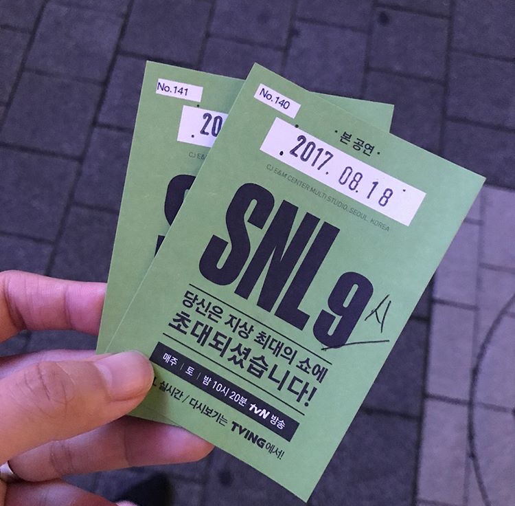 SNL KOREA チケット
