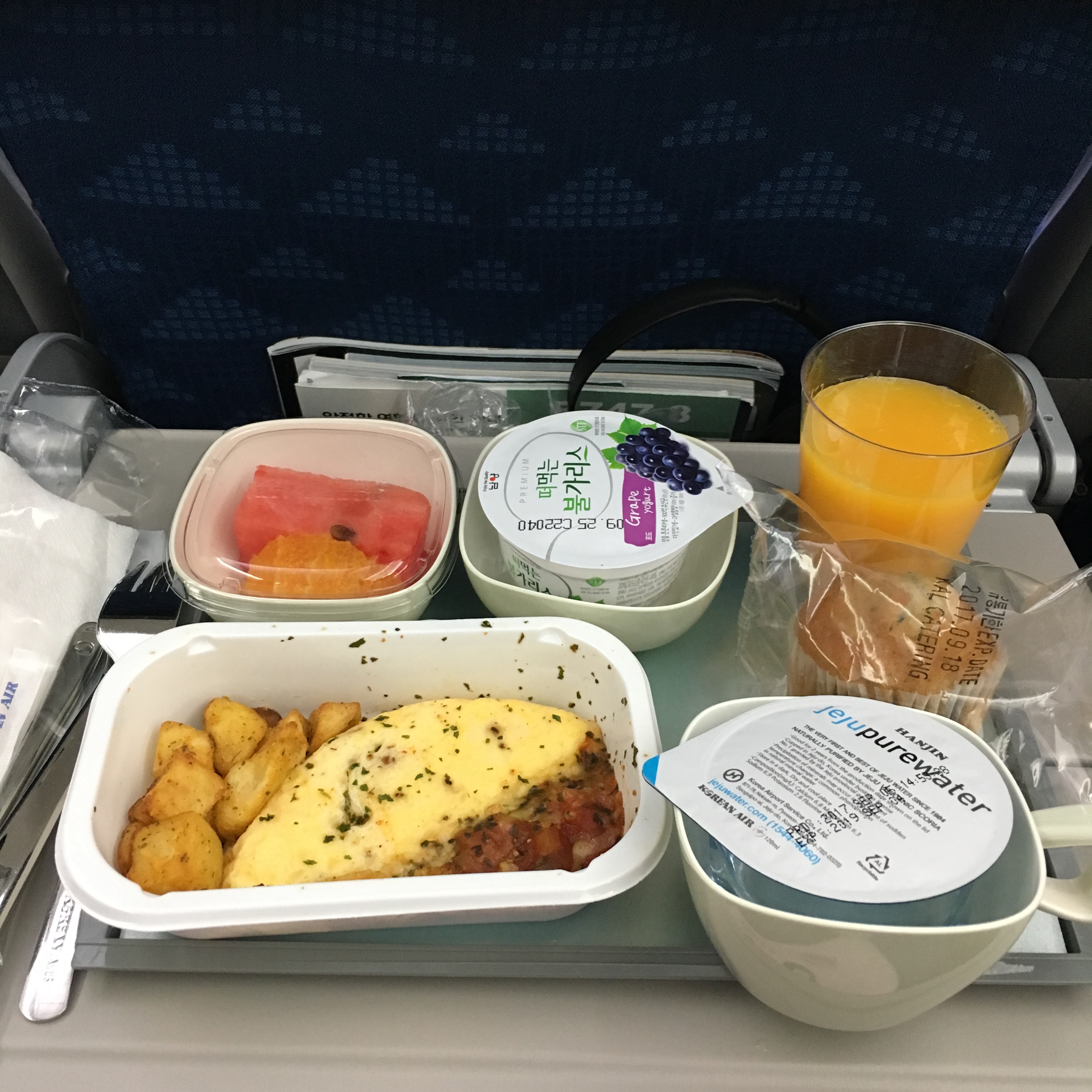 大韓航空 機内食