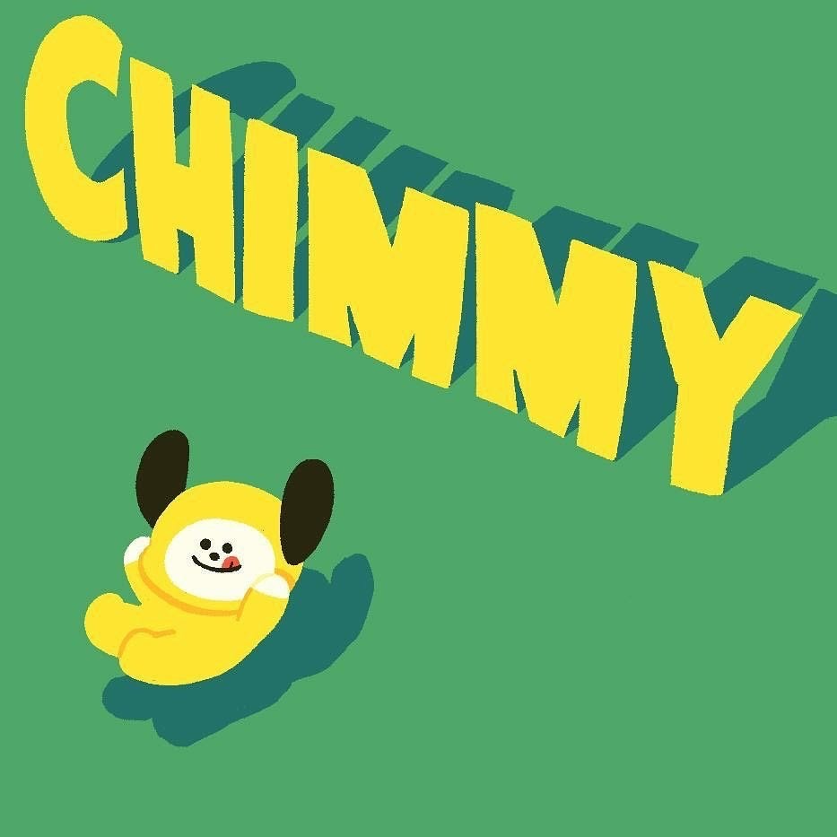 BTS BT21 もっちんもっちん ぬいぐるみ CHIMMY チミーの+colabcard.com.br